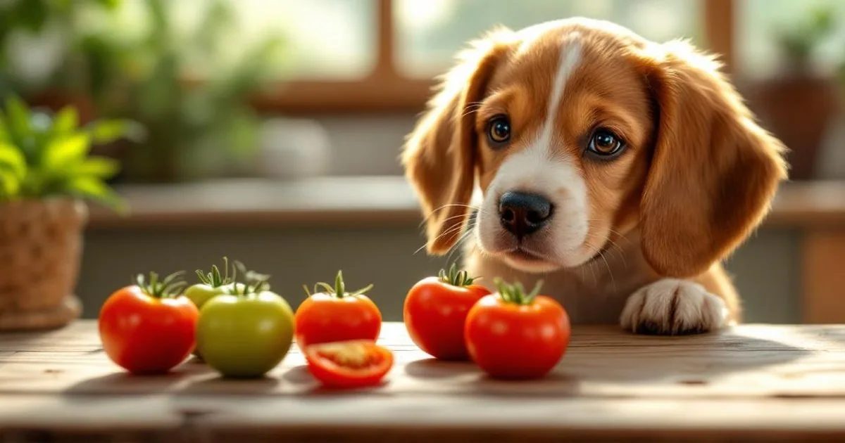 Köpekler Domates Yer mi? Kırmızı ve Yeşil Farkı Kritik!